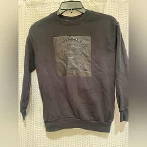 Black Graphic Boys Sweater